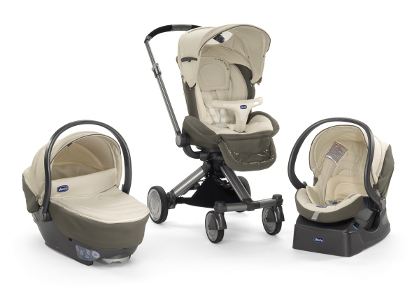 Коляска Chicco Trio I-move 3 в 1 цвет бежевый