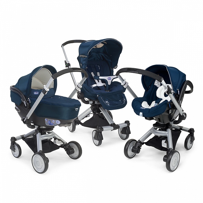 Коляска Chicco Trio I-Move цвет синий