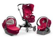 Коляска Chicco Trio I-move 3 в 1 цвет фукси